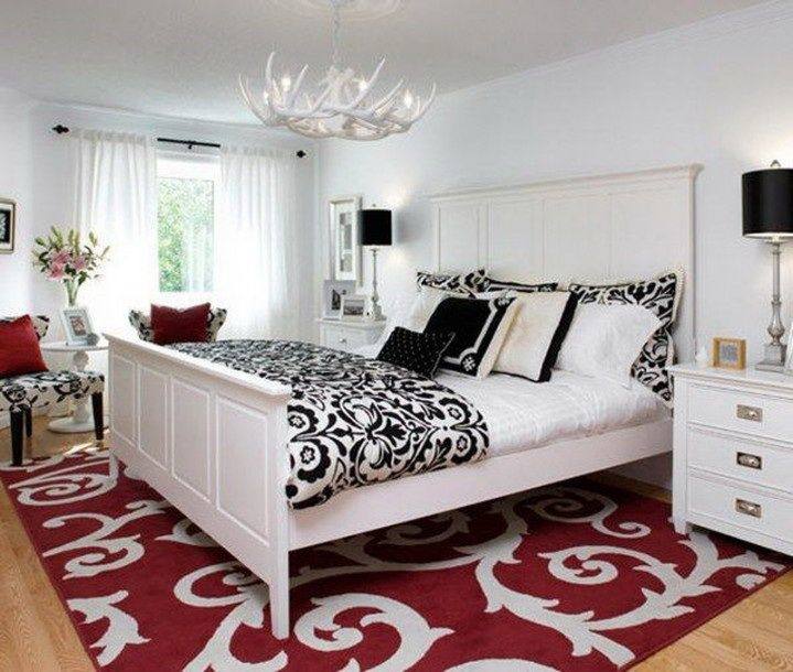 red and grey bedroom ideas