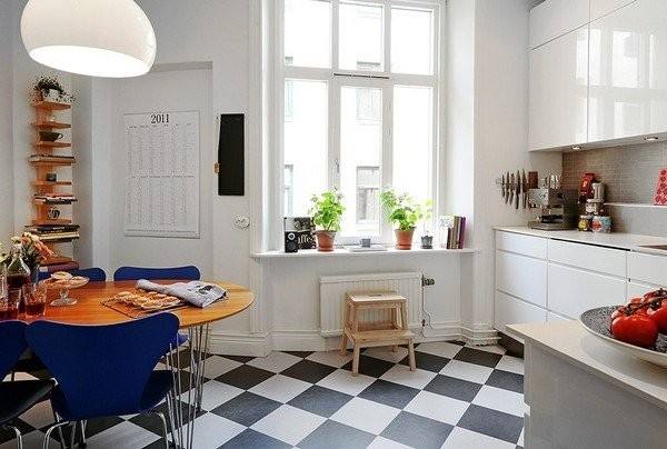 Small Scandinavian kitchen idea [Design: Nest Architects]