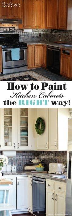 how to paint kitchen