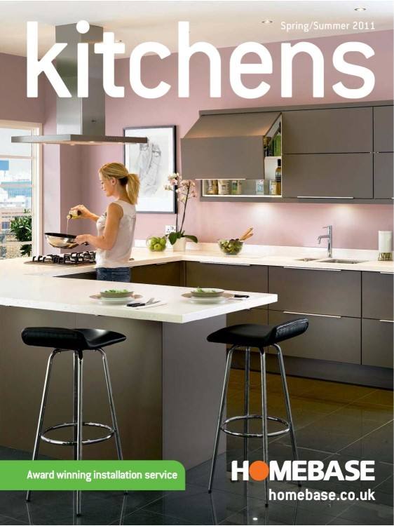 The Miller kit+kaboodle kitchen range from Homebase is clean and organic in  its style