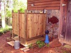 outdoor shower plans enclosure home improvement simple ideas designs cottage life r building outside rs