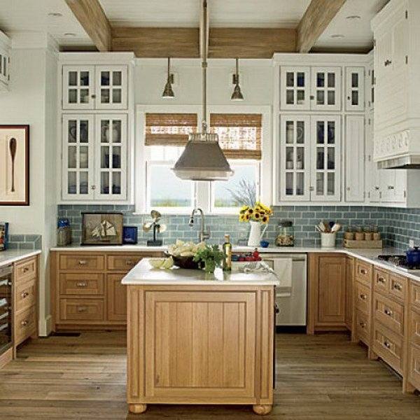 Ideas Two Tone Kitchen Cabinets · •